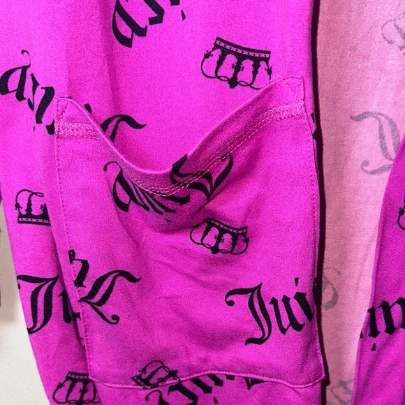 Pre-Loved Juicy Couture 3-Piece Sleepwear Set Fuchsia