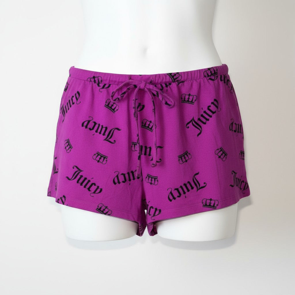 Pre-Loved Juicy Couture 3-Piece Sleepwear Set Fuchsia