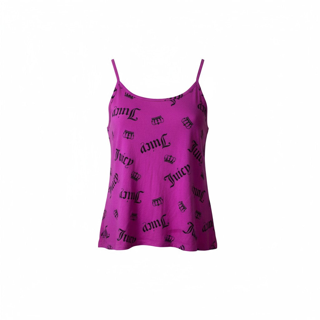 Pre-Loved Juicy Couture 3-Piece Sleepwear Set Fuchsia